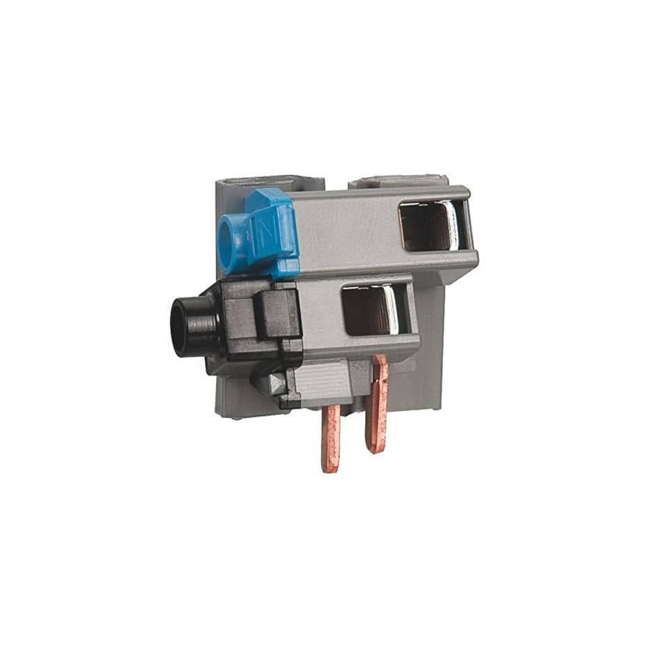 legrand 405209 kit de 10 bornes de connexion pour interrupteur différentiel tête de groupe, 2 modules, 63a