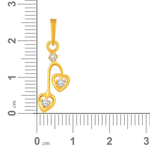 Malabar Gold & Diamonds Yellow Gold Pendant for Women 22k | 22 kt (916) BIS Hallmark Gold Pendant for Women & Girls | 22 Karat Gold Jewellery for Birthday, Wedding, Anniversary... - Image 3