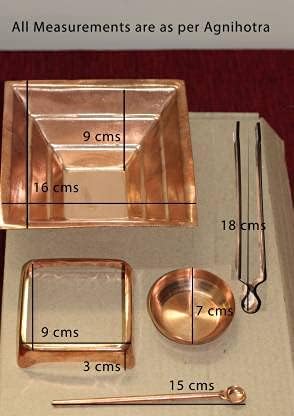 Image of Aditya Shopping Pure Copper Vaidic Agnihotra Havan /Hawan Kit Set