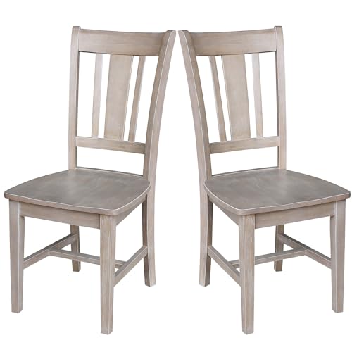 International Concepts Set of Two San Remo Splatback Chairs, Washed