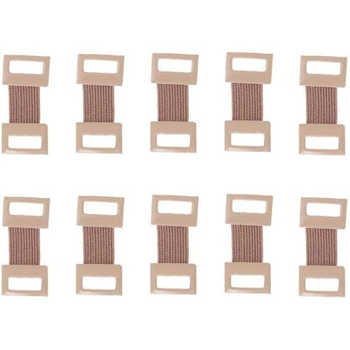 10Pcs Skin Color Elastic Bandage Clips,Bandage Wrap Clips,Bandage Clips,Stretch Metal Clips,Large Bandaids Replaceable Wrap Clips Adhesive Bandages for Various Types Bandages