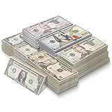 140-Piece Fake Money Set, Prop Money for Money Play - Includes $1, $2, $5, $10, $20, $50, $100 Bills, Ultra-Realistic for Magic & Parties