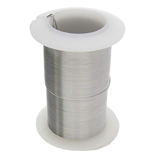 Image of The Beadsmith Wire Elements 24-Gauge Lacquered Tarnish-Resistant Copper Wire for Jewelry Making, 30 Yard, 27.43 Meter Spool (Titanium Color)