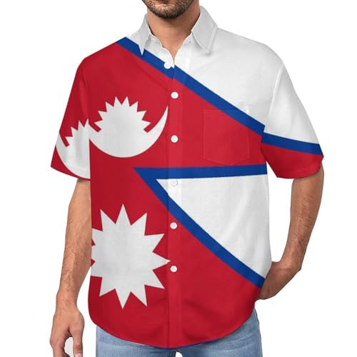 Chemise Hawaïenne Homme Népal pour Vos Vacances et Soirées de Plage Décontractées