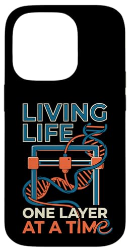 Living Life One Layer At A Time Funny 3D�v�����g�f�U�C�� �X�}�z�P�[�X iPhone 14 Pro �p