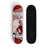 □ Un monopatín profesional completo, los patinetas de colores brillantes son adecuados para los skater jóvenes que desean cruzar y realizar habilidades básicas.