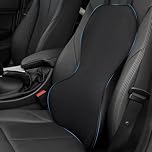 FOUNDCOOL Universal Memory Foam Lumbar Support for Car, Thin Style Car Lumbar Support for Driving Seat, Ergonomic Car Seat Back Support Driver Pillow Cushion Pressure Pain Relief