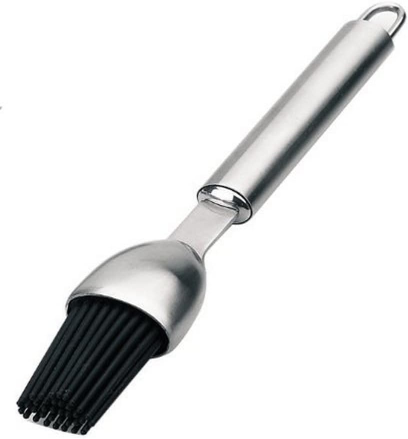 Lacor-64418-SILICONE Brush W/ST.ST.Handle 22 CM