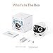 Enabot EBO 2K Camera Robot ROLA Mini: Movable Pet Camera Battery-Powered with Phone App, Indoor Cam w/One-Touch Call, 2-Way Talk, Night Vision, Motion Detection, Video Recording