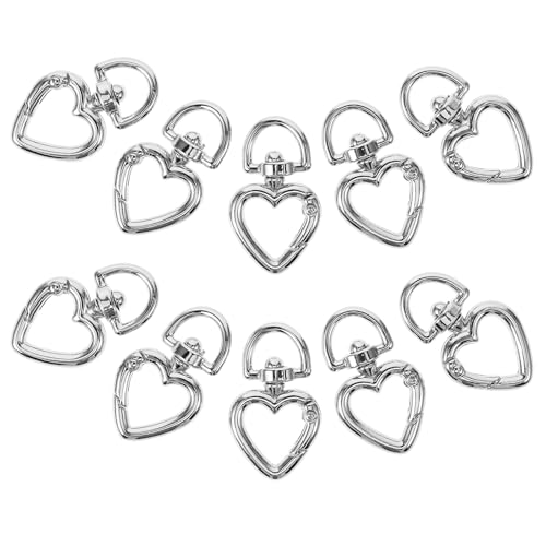 [DECHOUS] �����������X�v�����O�L�[�����O�o�b�N��10���� �V���o�[�F �n���h�o�b�O�p�X�i�b�v�N���b�v�t�b�N ���[�U�[�t�����h���[�����^�ѕ֗� DIY����퐶���ɍœK