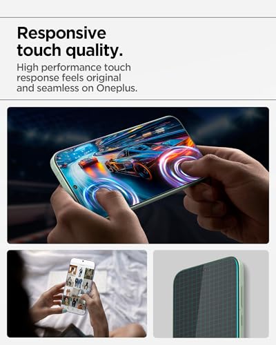 Image of Spigen AlignMaster S Tempered Glass Screen Protector Guard for Oneplus 15R [2 Pack]