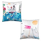 cojines marineros Cierre con cremallera. NATURALS Funda de cojín Ar Marinero 50x50 cm