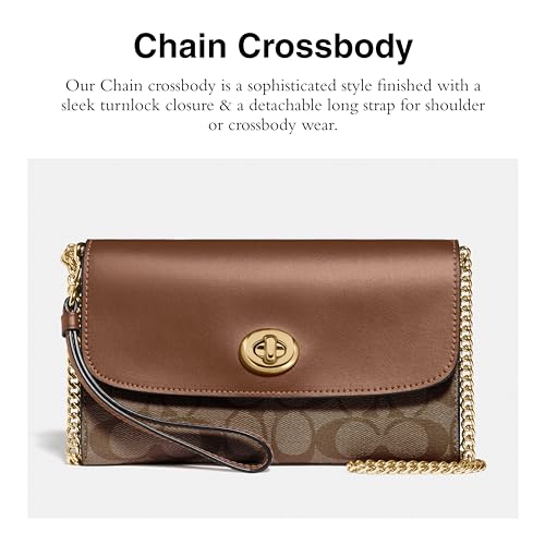Image of Coach Women's Signature Chain Crossbody Bag