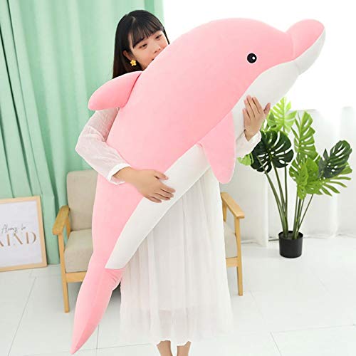 抱き枕 イルカ 大きい 可愛い もちもち 笑顔 ぬいぐるみ ふわふわ 海豚 カラー3 かわいい 160cm 抱きまくら おもちゃ 誕生日 プレゼント 贈り物 彼女 お祝い 入園祝い 入学祝い アニマル 一人暮らし 癒し 添い寝