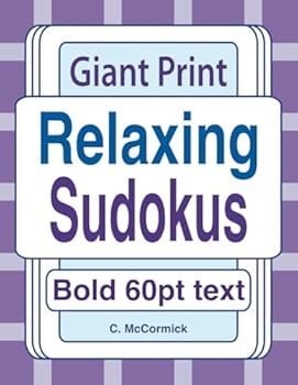 Paperback Giant Print Relaxing Sudokus Book
