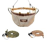 Tethrd Phantom Saddle Hunting Bundle - Includes One Ultralight & Ultrastrong Size Regular Saddle w/a Rating of 300 lbs, One 11 mm Lineman Belt, and One 11 mm Tree Tether