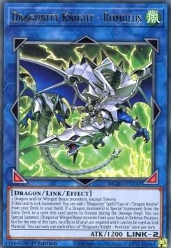 Dragunity Knight - Romulus MGED-EN142 Rare Englisch Boosterfrisch Unlimitiert - Maximum Gold: EL Dorado - mit ReCollectibles-Versandschutz - für Yu-Gi-Oh!