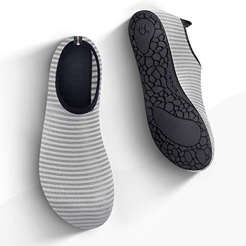 Image of SIMARI Water Shoes for Women Men Swim Aqua Socks Beach Pool Essentials Barefoot Surf River Boat Kayak Sea Yoga Sand Exercise Sport Accessories Breathable Quick-Dry Adult Youth Kid Size SWS001
