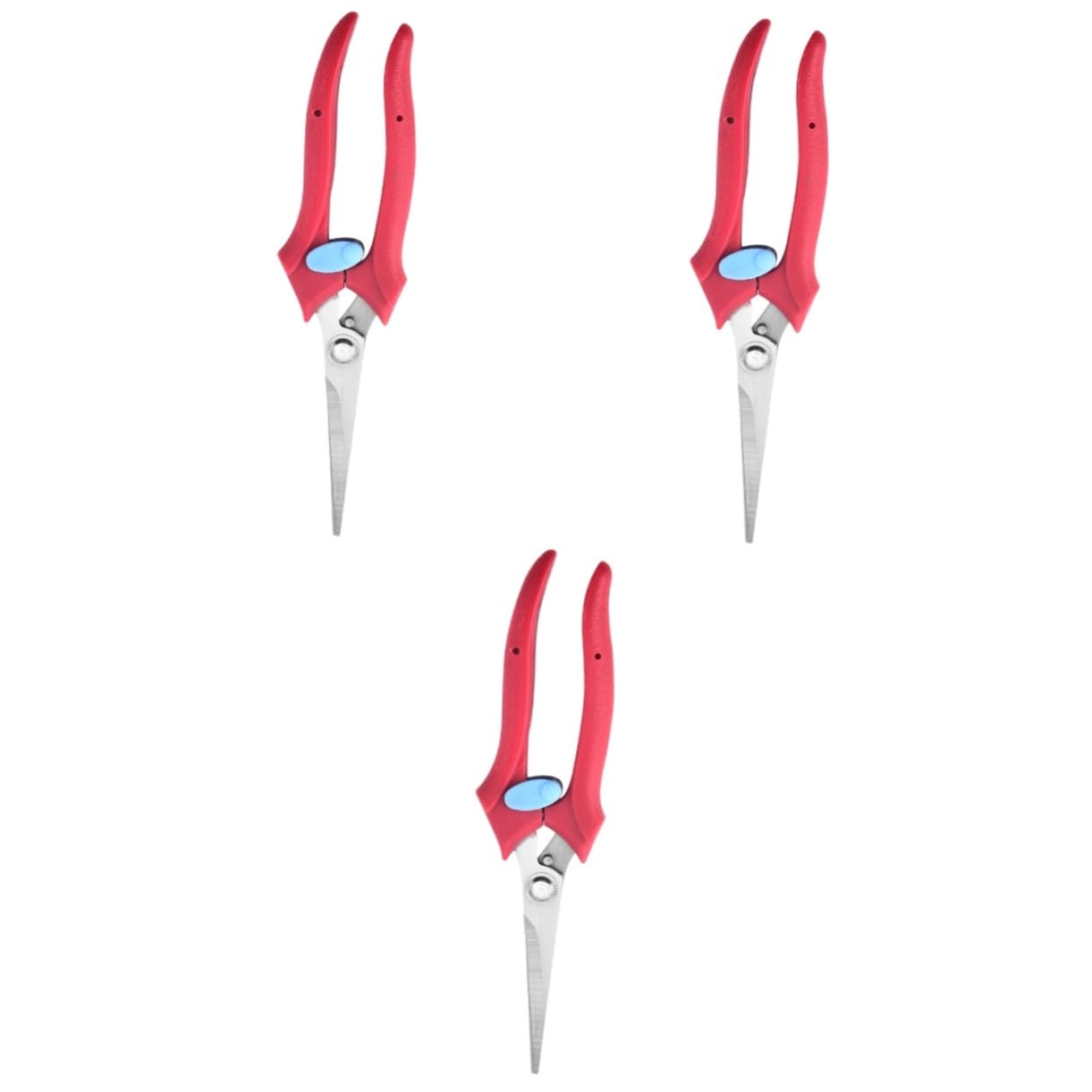 BESPORTBLE 3pièces Sécateur De Jardinage Ergonomique Inoxydable Cisailles De Prise De Fruits Et Fleurs Outil De Et Léger Pour Branches Et Plantes Prise Antidérapante Et Design