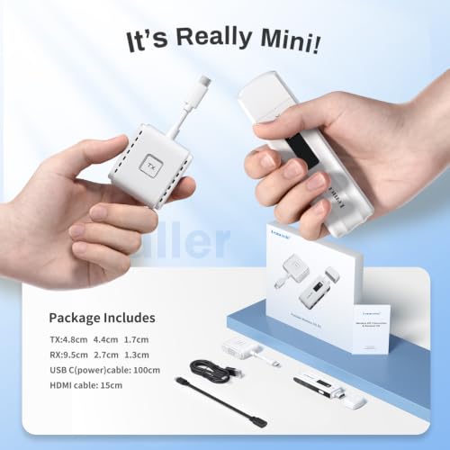 Miniatura 7 de Hdmi Inalámbrico Transmisor Y Receptor, Lemorele 5g 50m Wireless Transmitter And Receiver Apoyo 8 Tx A 1 Rx, Fhd Emisor Hdmi Inalambrico Para Transmitir Videos Files From Laptop Pc To Hdtv-Usbc Tx Rx