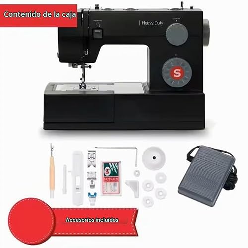 Miniatura 3 de Máquina De Coser Singer Heavy Duty 4432 Black Edition