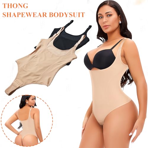 Womens Shapewear Bodysuit Body Shaper Thong2