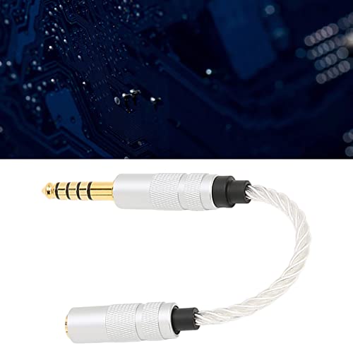 Zunate 4.4mm Balanced Male to 3.5mm Stereo Female Adapter Cable Silver Plated Copper Wire for NW‑ZX300A NW‑WM1A NW‑WM1Z PHA‑2A Player - Image 4