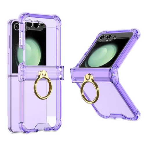 Coque Galaxy Z Flip 5 avec anneau pratique pour des appels mains libres