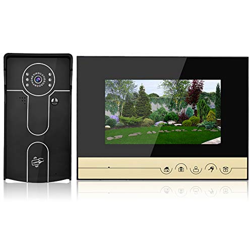7 Zoll HD Kamera Türklingel Intercom System RFID ID Card Video Türsprechanlage mit Nachtsicht, Machen Sie EIN Foto, Video, eine Vielzahl von