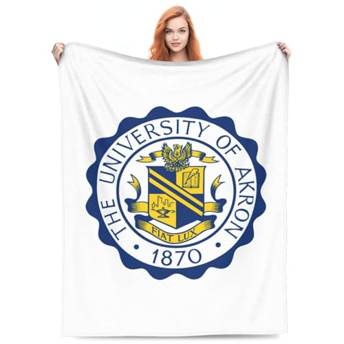 University of Akron Zips Ultra-Soft Micro Fleece Blanket Soft Comfortable Flannel Blanket-40 X30