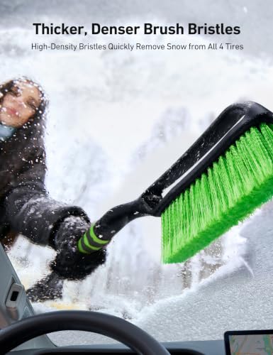 Image of AstroAI 27 inch 2-in-1 Detachable Snow Brush & Ice Scrapers for Car Windshield