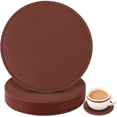 SEEYA'S レザーコースター 4枚セット