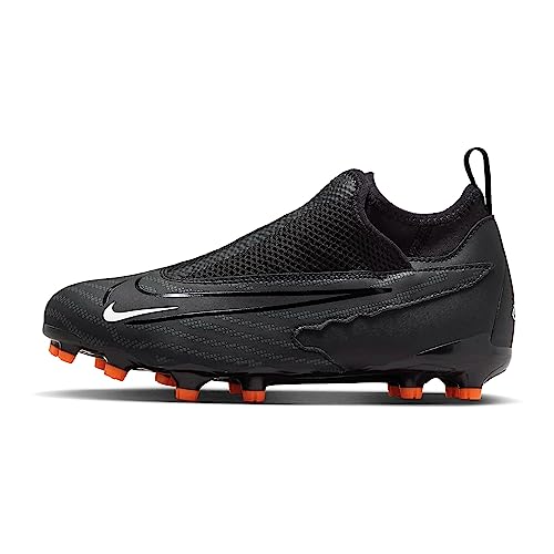 NIKE Boy's Jr Phantom Gx Academy Df Fg/Mg Sneaker, Black Summit White Dk Smoke Grey, 13.5 UK - Image 3
