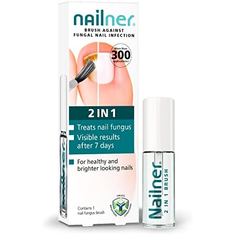 Nailner Fungal Nail Treatment Brush 5 ml - Extra Strong Anti Fungal Nail Treatment for Toenails - 2 in 1 Treat & Prevent Toe Nail Fungus - Antifungal Nail Infection - Clinically Tested & Fast Results Cover
