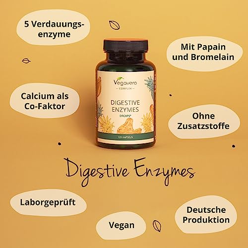 Bromelain Enzymkomplex mit Papain, Amylase und Lipase