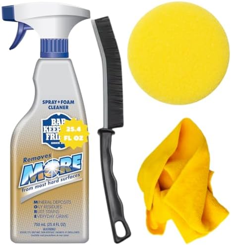 Bar Keepers Friend 1PACK BUNDLE MORE Spray Foam Cleaner (750ml) w...