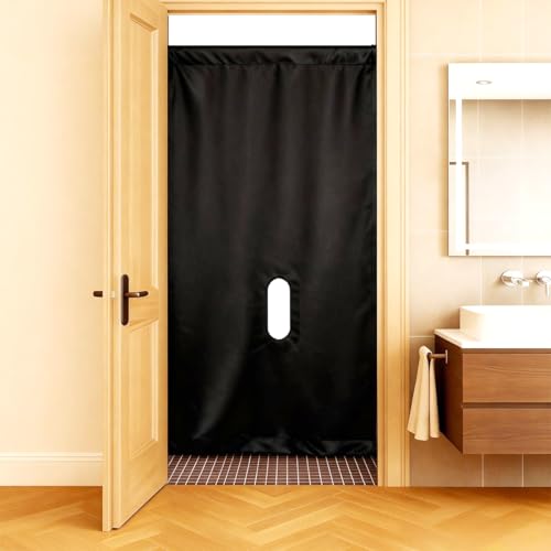 SHANQISEVEN Glory Hole Adjustable Doorway Curtain Kit - Portable Wall Partition for Most Standard Doors Durable Room Divider for Fun Playtime