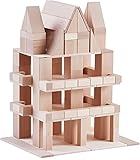 Das Holz der Bausteine stammt aus nachhaltiger Forstwirtschaft. Holzspielzeug von HABA überzeugt durch Langlebigkeit und cleveres Design