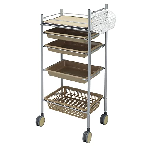 カラーアプリワゴン SN-AP002 ナチュラル カート ワゴン 回診車