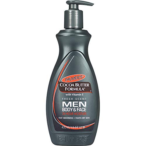 Palmers New! Cocoa Butter Formula Men's Body & Face Lotion For Relief Of Rough, Dry Skin! Pump Bottle 400ml