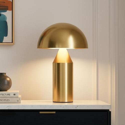Brightech Venus Mushroom Table Lamp - Modern Lamp for Living Room...