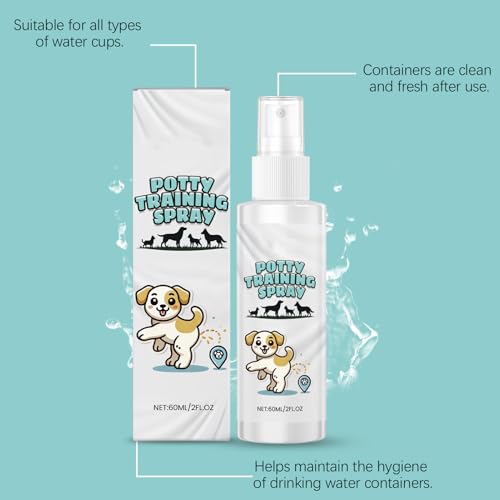 Raixihu Welpen Stubenreinheit Training Spray, Effektives Mittel Zur Stubenreinheit, Lockduft Verhaltenskorrektor 60Ml Trainer Werkzeug Für Haustiere Im Freien Drinnen Möbelschutz