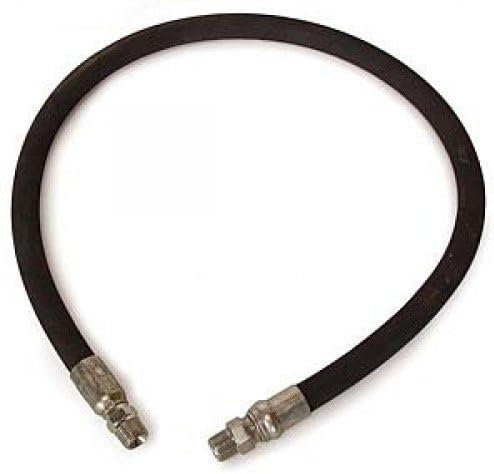 Interchange Brands 3/8 x 8ft 6000 PSI Ultima Pressure Washer Hose Jumper Whip Connector, Solid/Swivel 3/8 MPT Ends, Assembled in USA