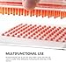 Caviar Maker Box, Spherification Dropper | Molecular Gastronomy Kit | 96 Holes Roe Sauce Dispenser Strainer Tools with Spoon
