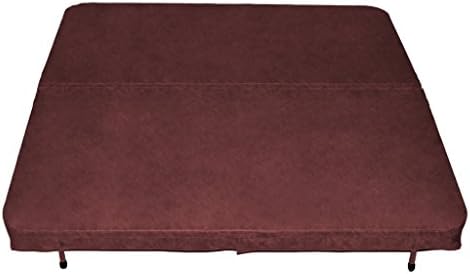 Core Covers CVR80x80BN Spa Cover, 80" x 80" x 4", Vinyl Bourbon