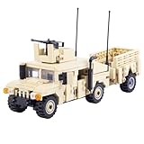 GeRRiT American Military Vehicle HMMWV Building Block(449 PCS),WW2 Military Historical Building Set,Toys Gifts for Kid and Adult Compatible with Lego., 66010