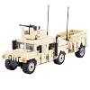 GeRRiT American Military Vehicle HMMWV Building Block(449 PCS),WW2 Military Historical Building Set,Toys Gifts for Kid and Adult Compatible with Lego., 66010