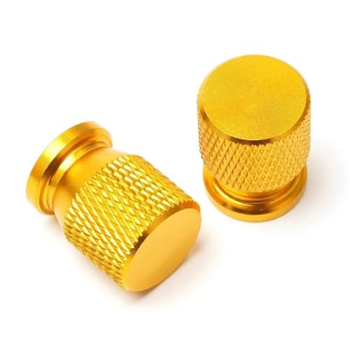Capuchon de potence moto en aluminium anodisé jaune pour Navi 110