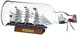 Hampton Nautical Master and Commander HMS Surprise Model Ship in a Glass Bottle, 11