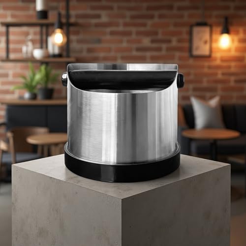 Contenedor de café de acero inoxidable de 700 ml con barra extraíble 4